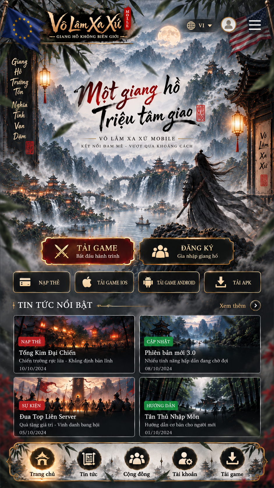 Võ Lâm Xa Xứ Mobile · EU & US Global