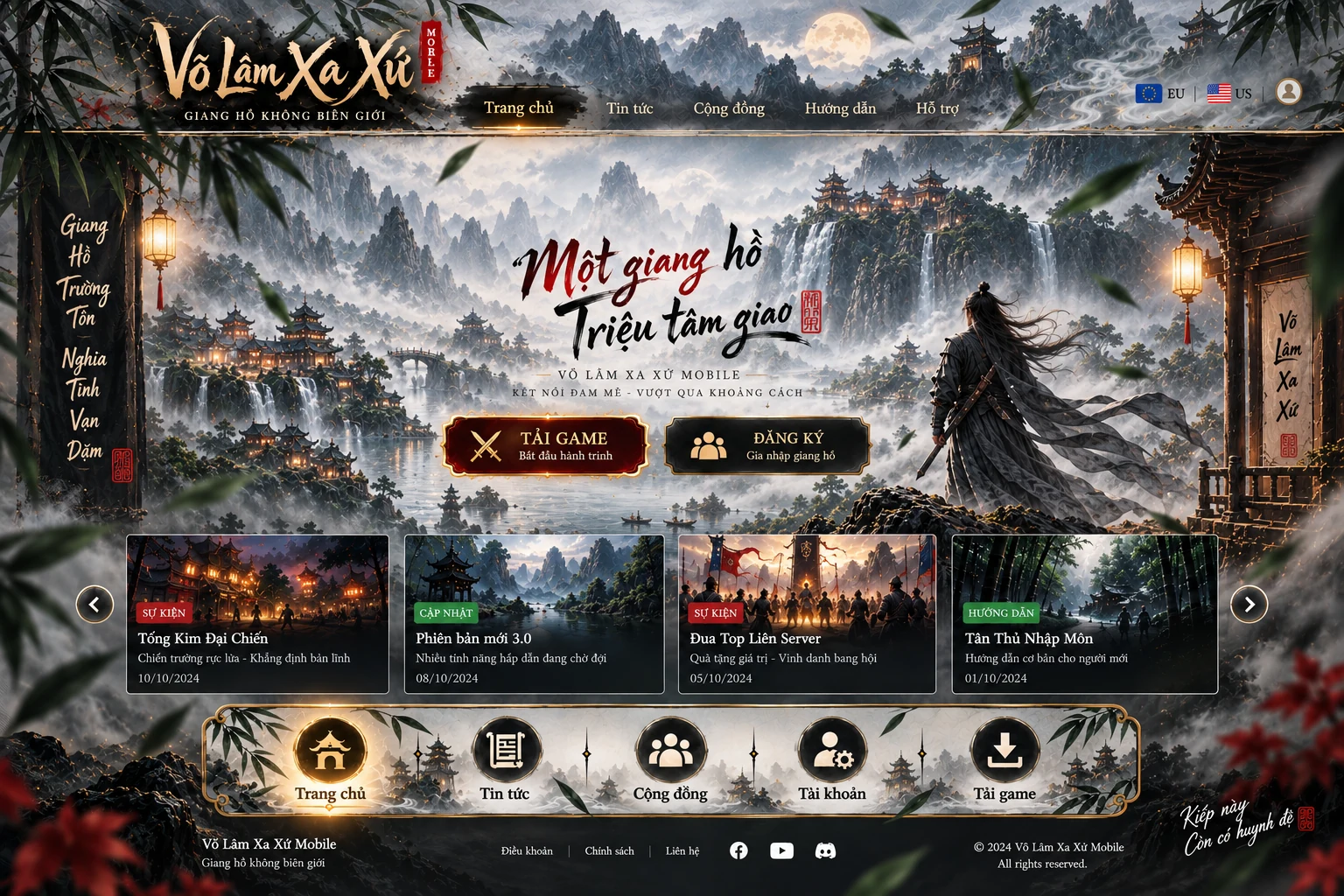Võ Lâm Xa Xứ Mobi · Giang hồ không biên giới