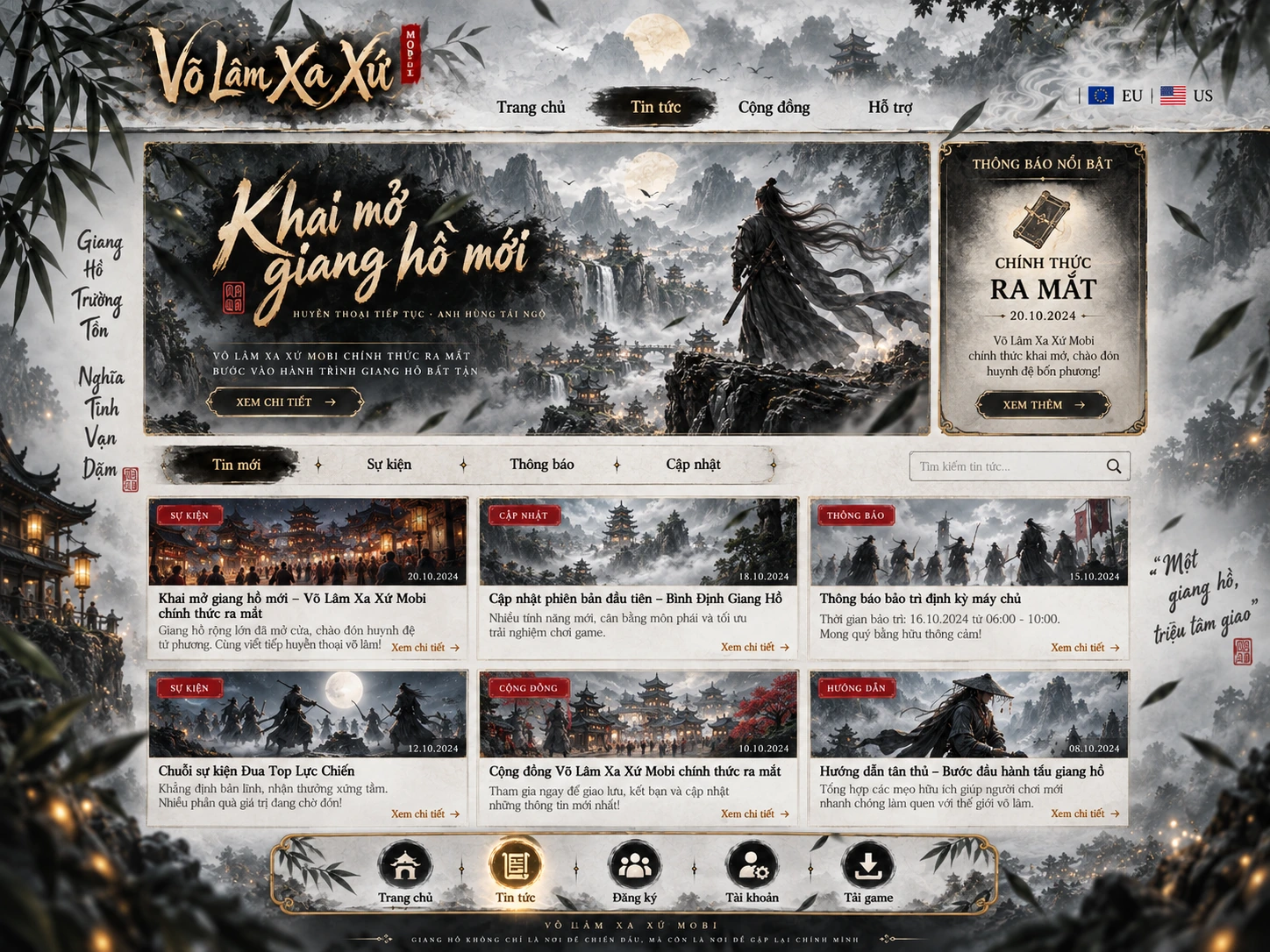 Tin tức Võ Lâm Xa Xứ